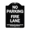 Signmission Sacramento No Parking Fire Lane City Code 15.36.010 CVC Section 22500.1, A-DES-BW-1824-22973 A-DES-BW-1824-22973 - alternate 1